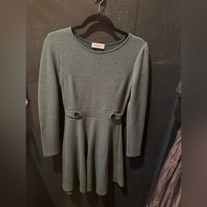 Gilli Forest Green Knit Dress Size Small